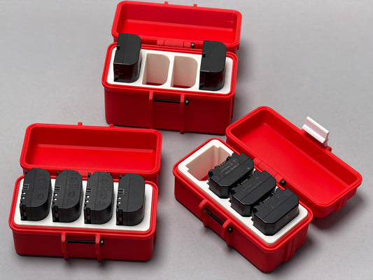 4 Slot Battery Rugged Case
